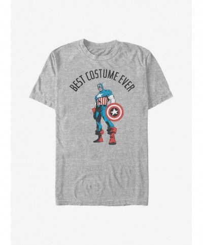 Hot Sale Marvel Captain America Best Costume Ever Captain America T-Shirt $10.04 T-Shirts