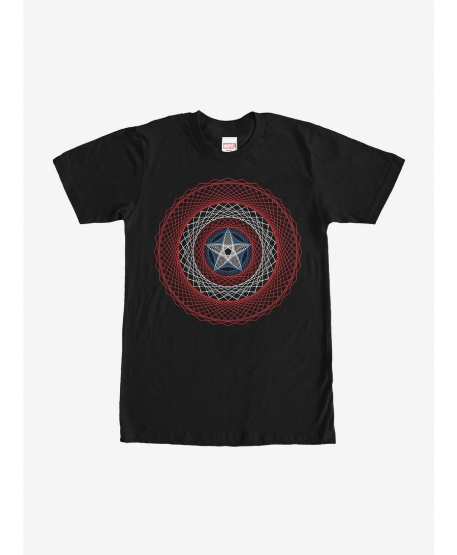 Absolute Discount Marvel Captain America 3D Shield T-Shirt $10.99 T-Shirts