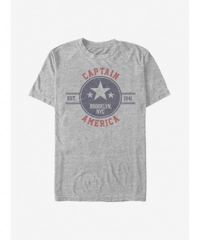 Wholesale Marvel Captain America Brooklyn Star T-Shirt $11.23 T-Shirts