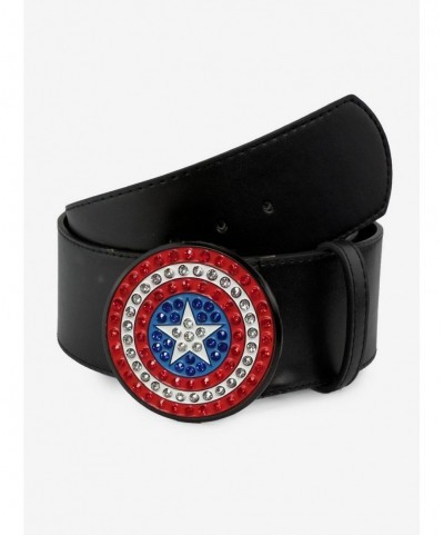 Wholesale Marvel Comics Captain America Shield Belt $7.03 Belts