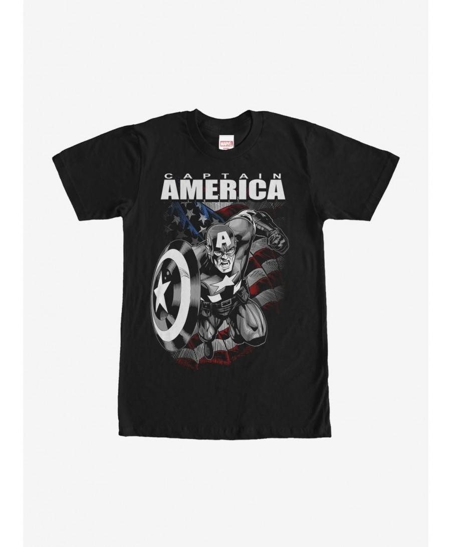 Best Deal Marvel Captain America Patriot T-Shirt $7.65 T-Shirts