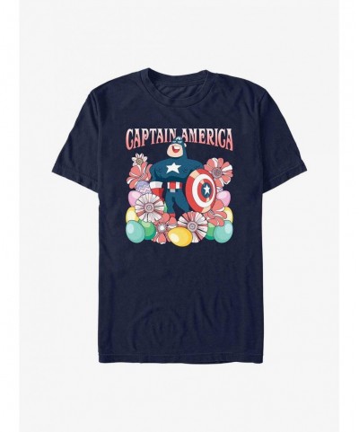 Wholesale Marvel Captain America Collecting Eggs Since '41 T-Shirt $11.71 T-Shirts