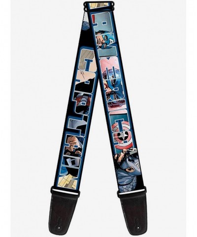 Exclusive Price Marvel Captain America Poses Guitar Strap $10.21 Others