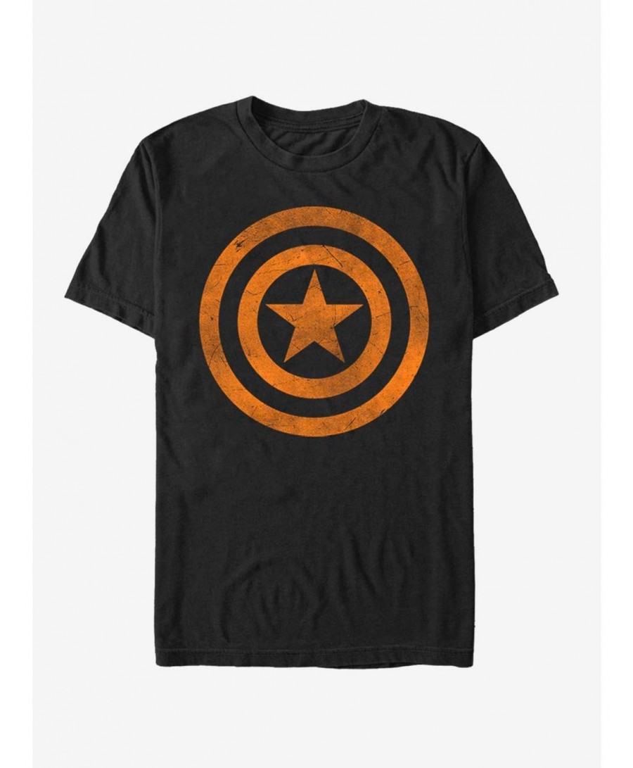 Limited Time Special Marvel Captain America Captain Orange T-Shirt $9.80 T-Shirts