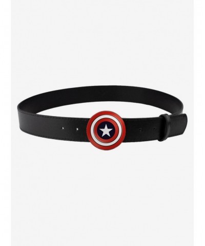 Limited-time Offer Marvel Captain America Enamel Shield Belt $8.17 Belts