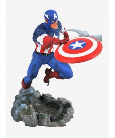 Festival Price Diamond Select Marvel Gallery Dioramas Captain America Collectible Figure $18.96 Figures