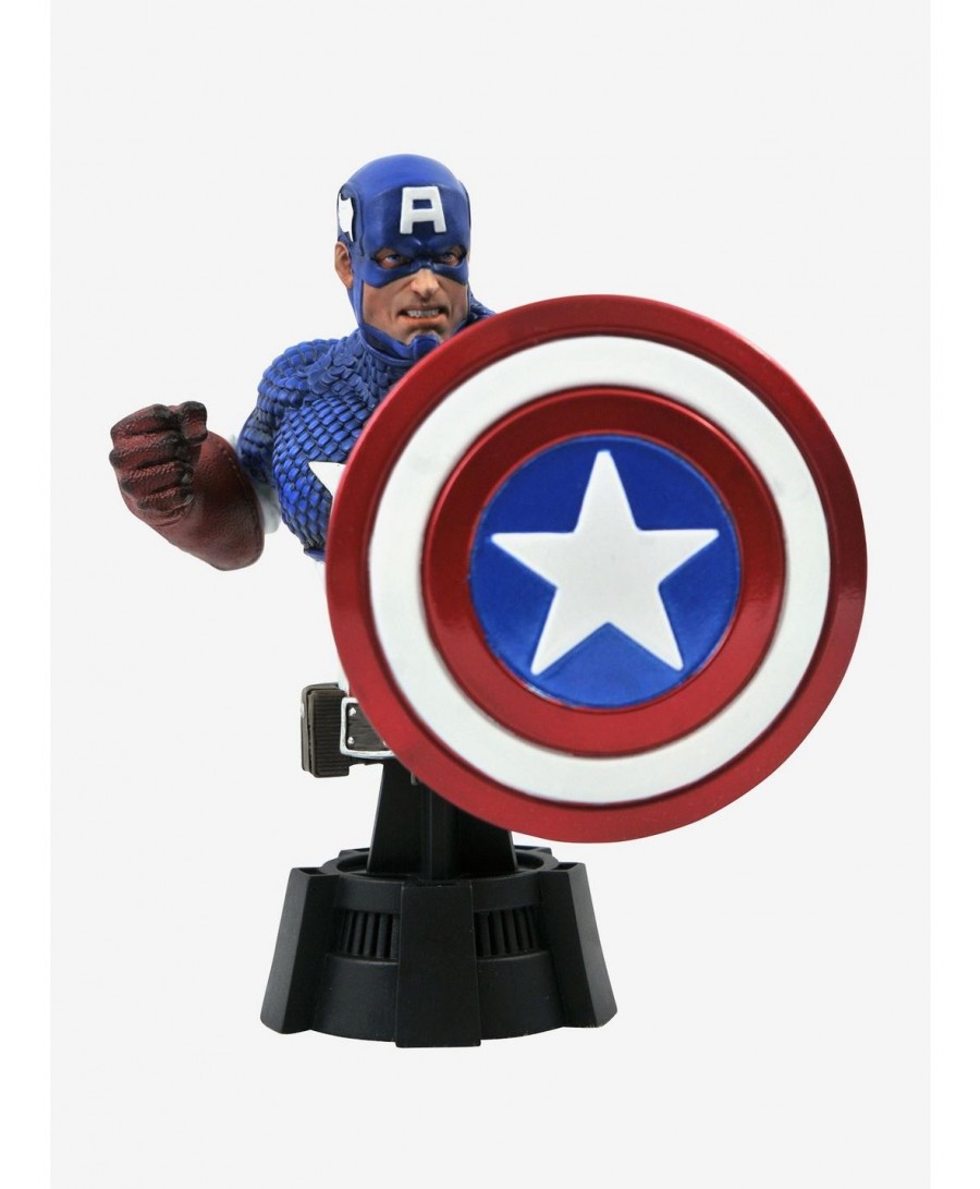 Big Sale Diamond Select Marvel Captain America Bust $23.07 Others