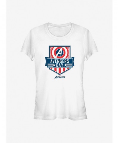 Absolute Discount Marvel Captain America Day Of Avengers Girls T-Shirt $11.70 T-Shirts