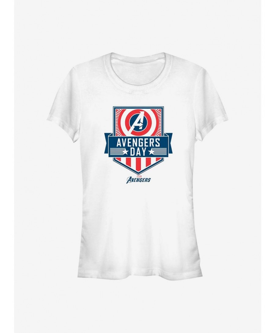 Absolute Discount Marvel Captain America Day Of Avengers Girls T-Shirt $11.70 T-Shirts