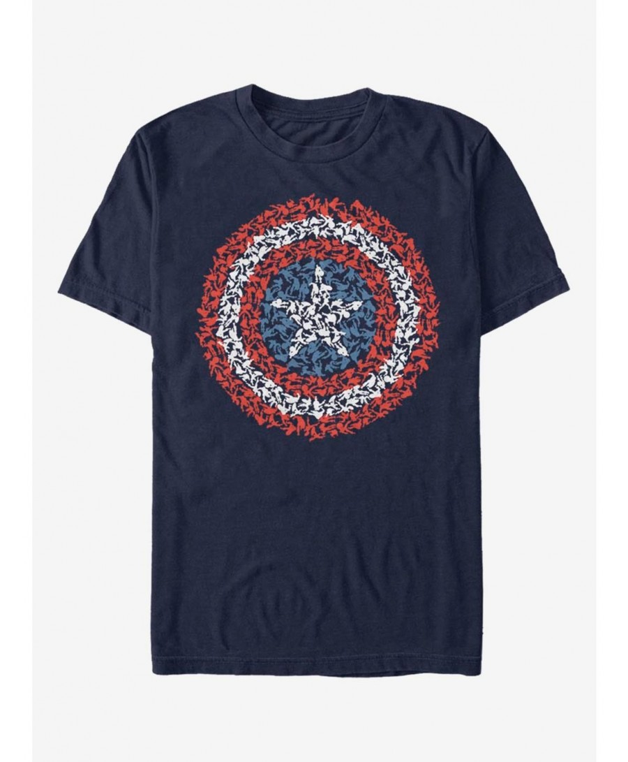 Special Marvel Captain America Mini Caps T-Shirt $10.52 T-Shirts